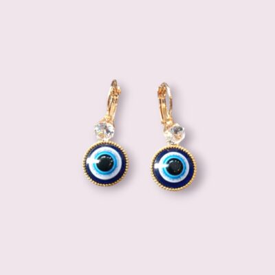 Evil Eye Stone Studded Earring
