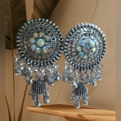 Oxidized Earring
