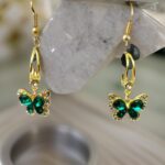 Green Butterfly Earring