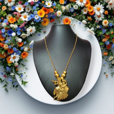 South Style Golden Polished Pendant - Traditional Artisan Jewelry