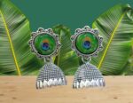 Nazaakat Mini Oxidised Jhumki – Small in Size, Grand in Grace