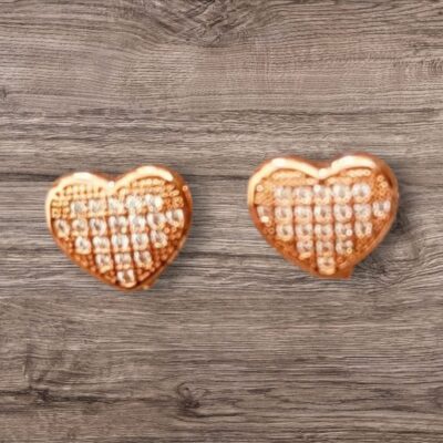 Eternal Love AD Heart Studs