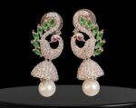 Mayur Elegance AD Peacock Earrings