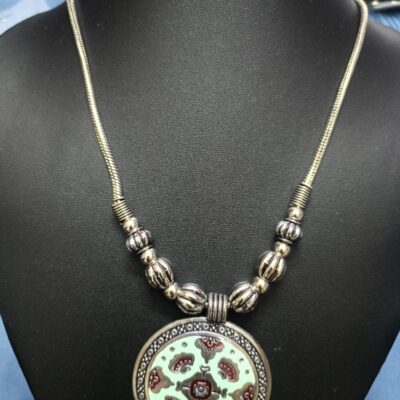 Regal Heritage Oxidized Pendant