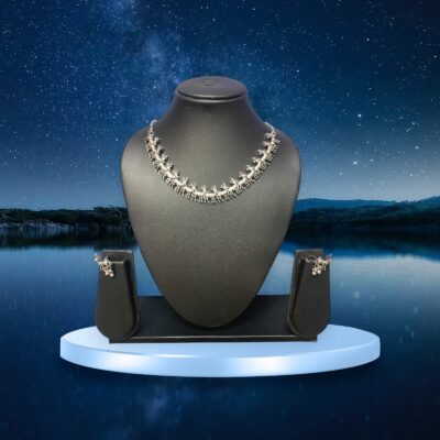 Noor-E-Vintage Oxidised Necklace Set – A Touch of Antique Grace